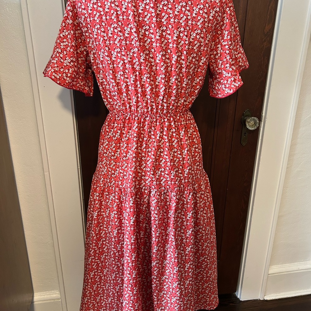SHEIN Red Floral Dress - Picture 2 of 4